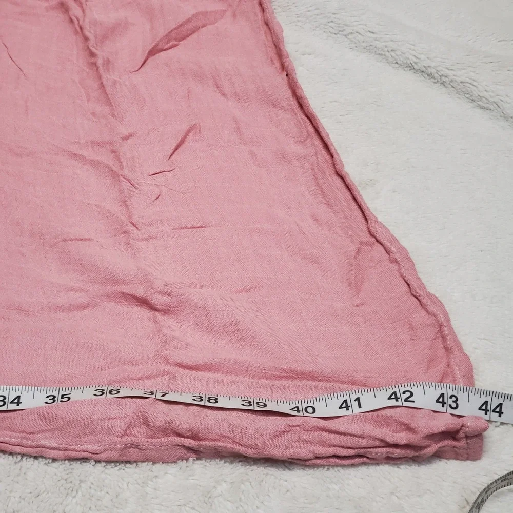 Momcozy Pink‎ Rust Brown Bamboo Swaddle Wrapping Baby Infant Blankets Set